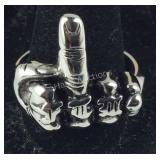 Size 13 finger ring stainless steel