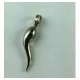 Silver Pepper Charm / Pendant 1.6, grams