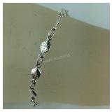 Dice Bracelet Made in Italy 2.9, grams  Sterling