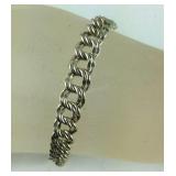 "MO Sterling" Curb Link Bracelet 10.3, grams