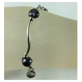 Black Pearl Stretch Bracelet,