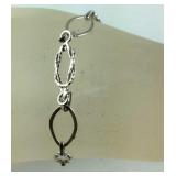 Alternating Link Silver Bracelet 4, grams