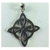 Eternal Cross Pendant 3.9, grams  Sterling Silver