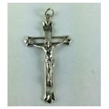 Crucifix Pendant 3.6, grams  Sterling Silver