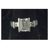 3-Stone CZ Ring   Size 8