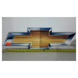 Metal sign, heavyweight Chevrolet bowtie, Photo