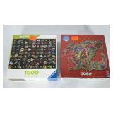 Two puzzles, birds and dragon