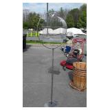 Bird cage with floor stand