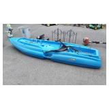 Lifetime Calypro, Kayak, 8ft long, blue in color.