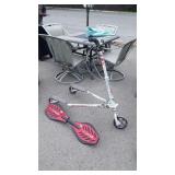 Two Scooters, one Ripstik and Trike T67s. Seller