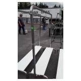 Commercial Clothing Display Rack, 6ft long x 5ft