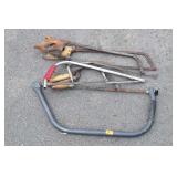 Hand saws, weed clippers