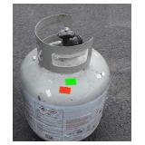 Propane tank and Feels mostly full