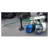 Automotive oils and other, antifreeze, oil, tire