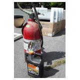 Fire Extinguisher plus 10w30 oil,