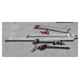 Galvanized pipe section plus 3 sets of pipe