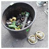 Big Group of Water Hose Connectors, Ys, and in