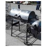 River Grille, charcoal grill with side smoker