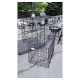 Two Folding 36" double door pet Folding Kennels.