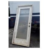 Home Entrance Door, full view glass, with jam,