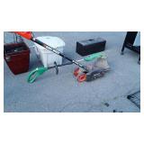 Electric String Trimmer with edge Hog edger,