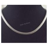 7.5in mesh bracelet and 20in stainless necklace