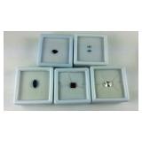 Five assorted gemstones