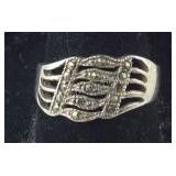 Vintage Marcasite Band (Missing 2 Stones) 4.8,