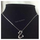 Jane Seymour Open Heart Necklace  5.6, grams