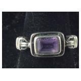 Vintage Amethyst Ring made in India 5.7, grams