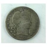 1910 Barber Half Dollar