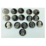 Nickels, 16 total some are Westward Journey