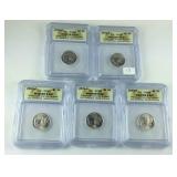 Five Westward Journey Nickel series 2005-P BF 5C