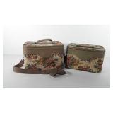 Two Pioneer Express vanity luggage cases