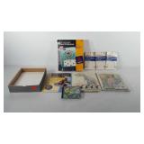 Office supplies, includes unopened pack of clear