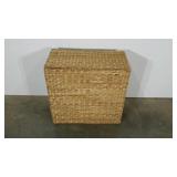 Twisted fiber, dual laundry hamper, but no