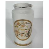 Chokin 24k gold edged vase, made in Japan. Stands