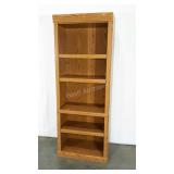 Laminated bookcase. 30"×17"×78". Seller code US.