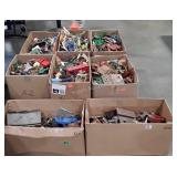Huge Group of Early Plastic Toys, 8 boxes,