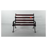 Doll sized bench, 8" x 11" x 15"