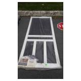 Screen Door, 32x80, vinyl framed