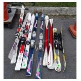 5 sets of Snow Skies