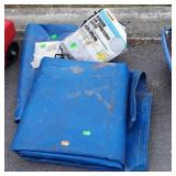 Tarps, 2 blue vinyl unsure of sizes