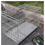 Folding pet Cage, 14x22x16"