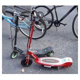 Two Razor Scooters, no CHARGERS and non-tested by