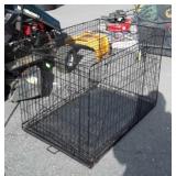 Large Animal Cage 28x42x30", 2 Door style, good