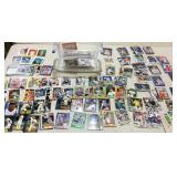 Tub of sport cards baseball theme