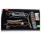 Display with jewelry