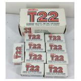 Ammo, 9 boxes of WesternT22 22 long rifle