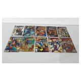 10 DC Comics Superman comic books.